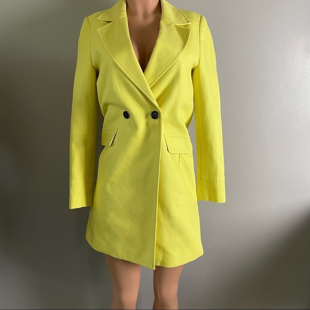 Ted Baker yellow pea coat - Picture 2 of 13